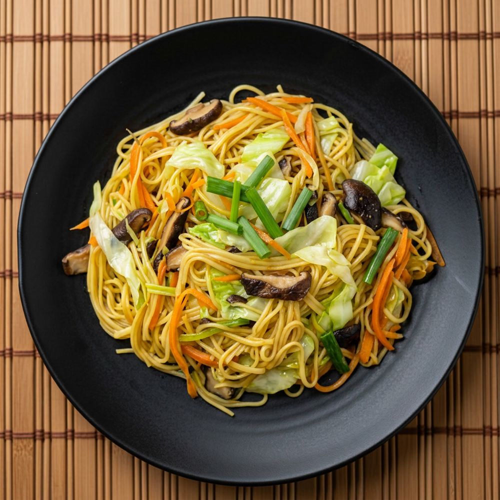Nouilles jaunes sautées